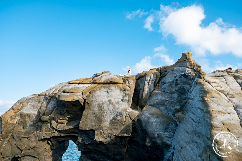 新北瑞芳景點》深澳岬角 象鼻岩│佇立在海上的岩石巨象