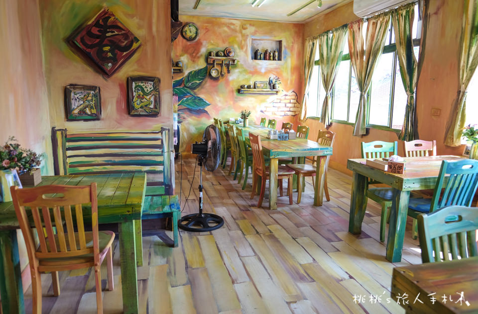 IG打卡景點》台南優雅農夫藝文農場│超美2D彩色油畫餐廳 媲美韓國首爾2D黑白漫畫咖啡廳