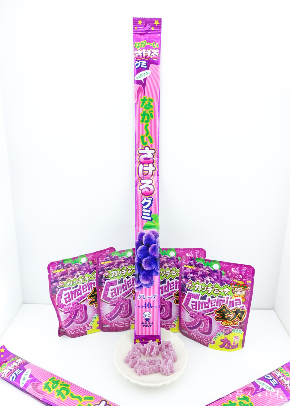 日本零食》kanro全力軟糖&UHA超長味覺糖│超有梗葡萄軟糖新上市