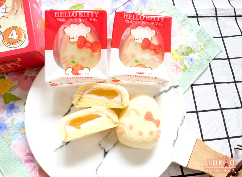 日本伴手禮》Tokyo Banana x Hello Kitty銀座蘋果蛋糕
