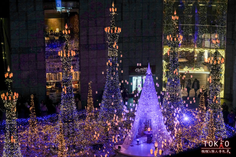 東京燈飾》汐留Caretta 2018聖誕燈飾│點燈時間.交通.節目表.最佳拍攝點