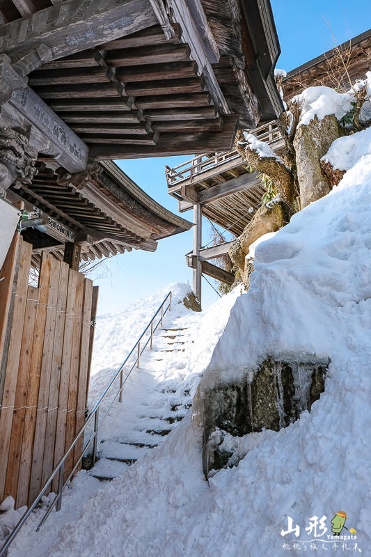 山形景點》山寺最美的季節│冬天雪景 立石寺觀光地圖