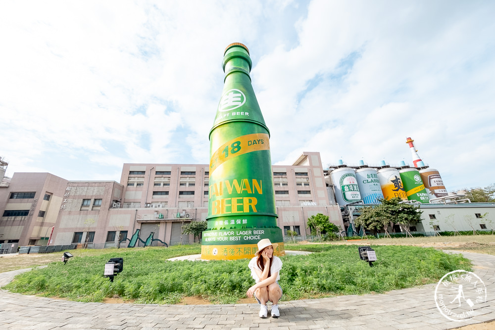苗栗竹南景點》竹南啤酒廠2021新增拍照點(免門票)│啤酒公園五層樓高巨大啤酒瓶來這拍！