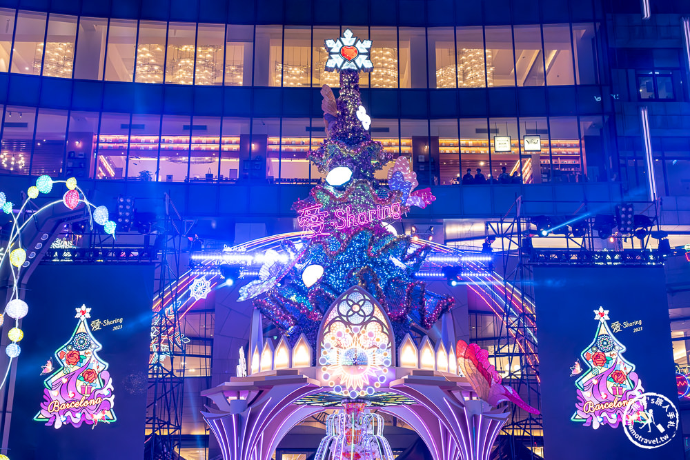 2023聖誕節活動|統一時代百貨台北店-愛Sharing巴賽隆納藝術燈飾