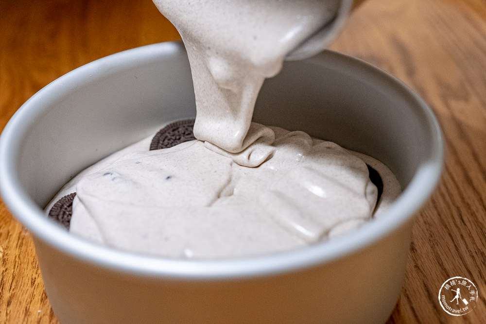 桃桃簡單料理-甜點食譜》OREO冰淇淋乳酪蛋糕(免烤箱)│在家簡單做甜點，親子甜點DIY製作教學