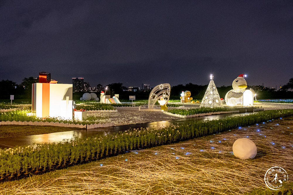 2021三重鴨鴨公園地景藝術展│聖誕燈飾星空祈願暖心過冬