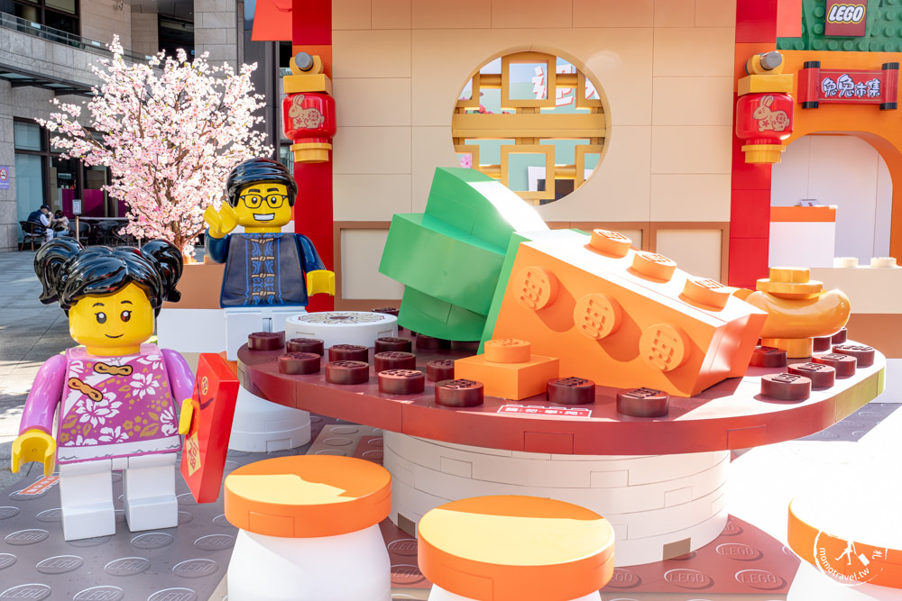LEGO樂高|玩兔sweet 新春拜年趣|快閃台北統一時代百貨夢廣場|免費玩闖關拿贈品