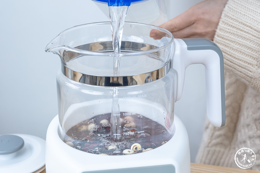松木智能溫控玻璃養生壺MG-KT1211H|煮水、泡茶、燉盅，操作簡單一台就搞定