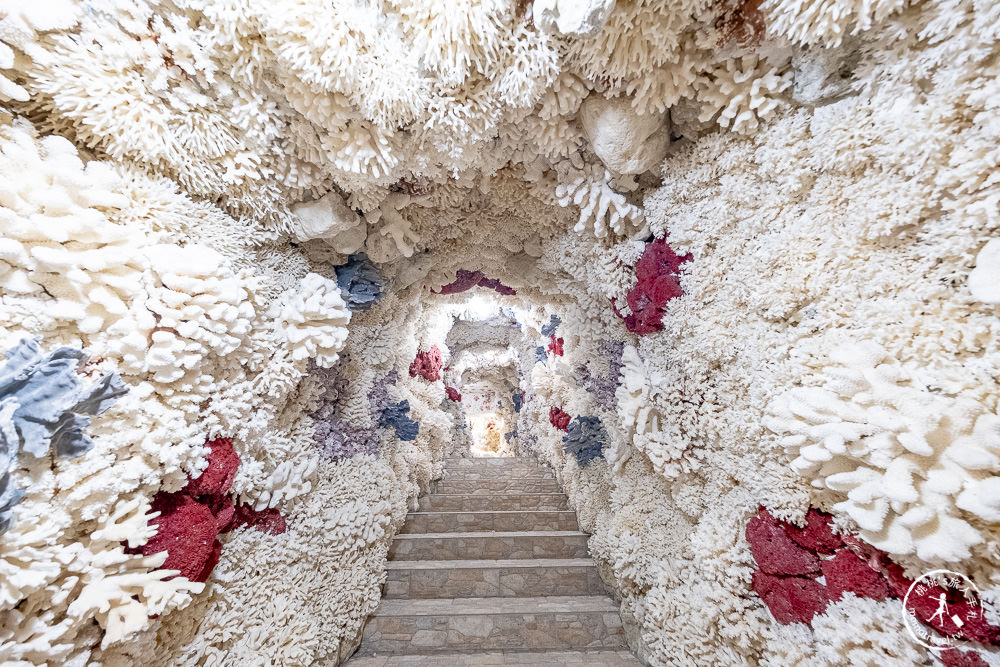 新北石門景點|珊瑚貝殼廟 全新落成|一探神祕海底龍宮隧道之美