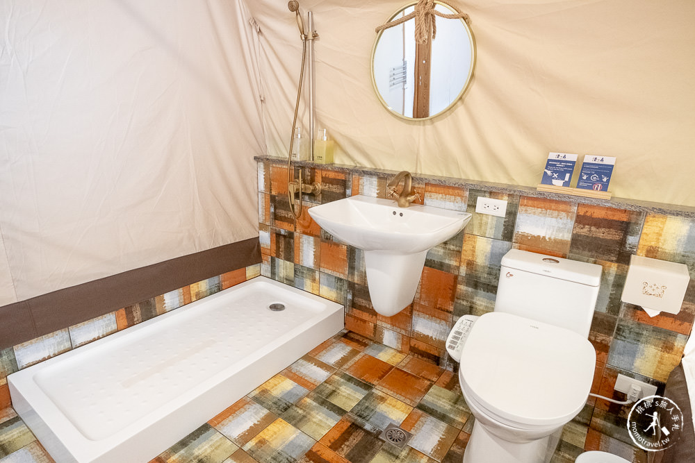 彰化社頭住宿》清水那方|帳篷內可以泡湯的溫泉豪華露營－清水岩溫泉露營區