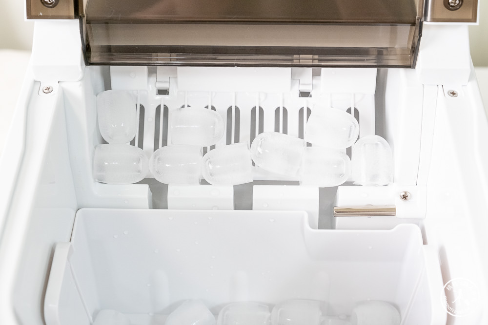 SANSUI 山水 微電腦全自動製冰機 SI-M2|一鍵自動清洗.快速製冰.大小冰塊選擇.家用.露營製冰機