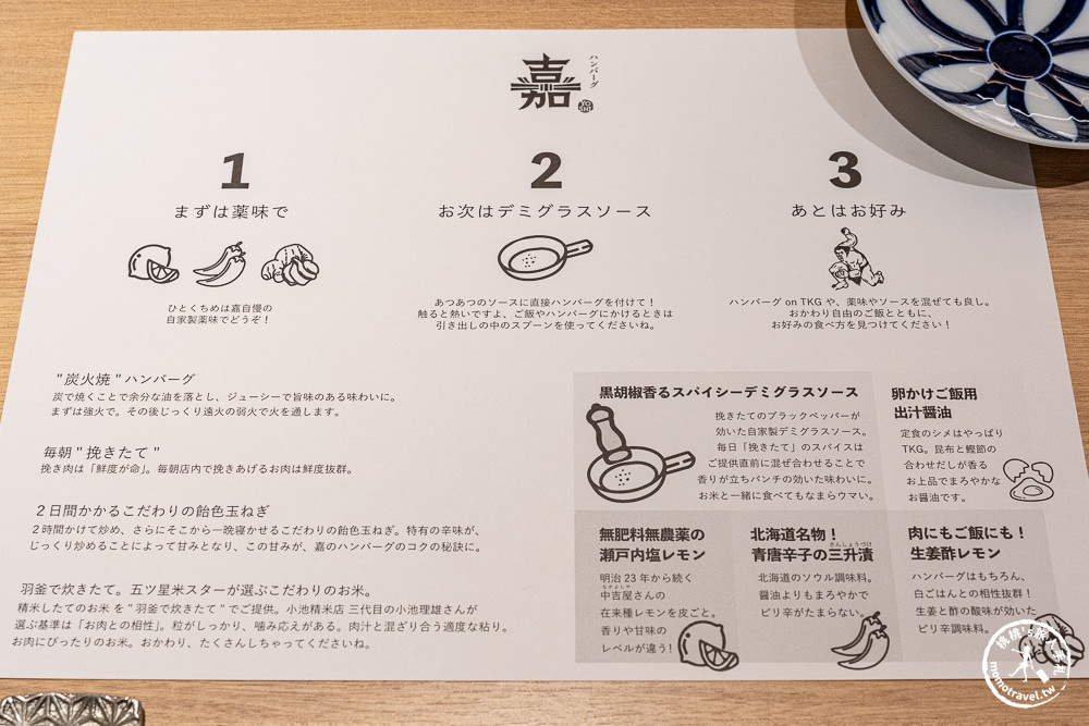 東京澀谷美食|漢堡排嘉(Hamburg嘉)-烤牛舌漢堡排才是招牌必點必吃推薦!(有菜單價格)
