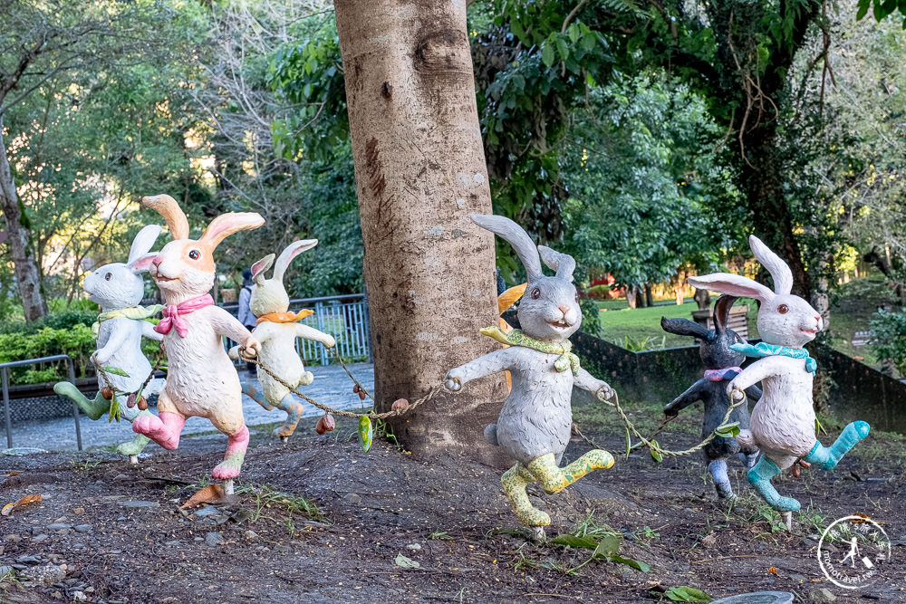 宜蘭新景點》礁溪溫泉公園 驚喜發現 幾米小兔子