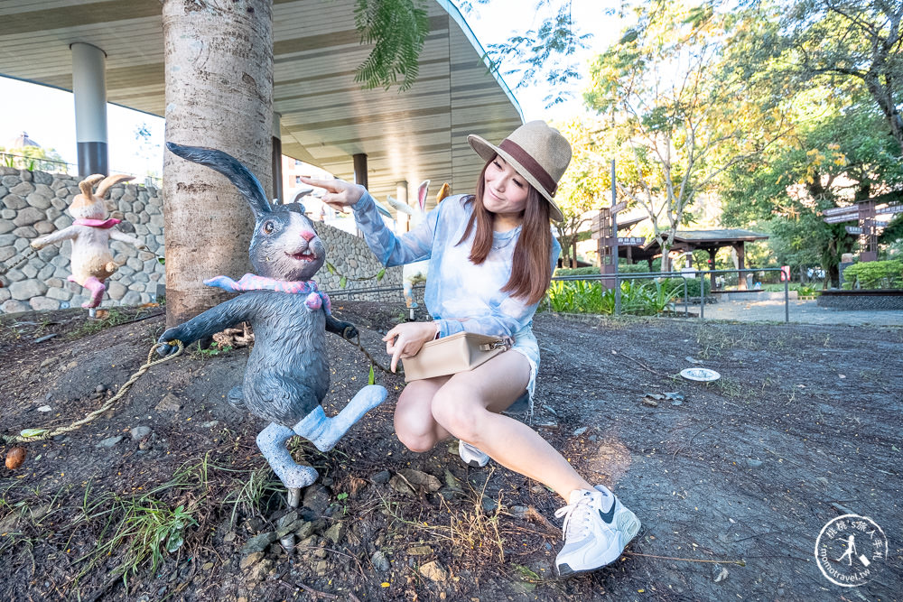 宜蘭新景點》礁溪溫泉公園 驚喜發現 幾米小兔子