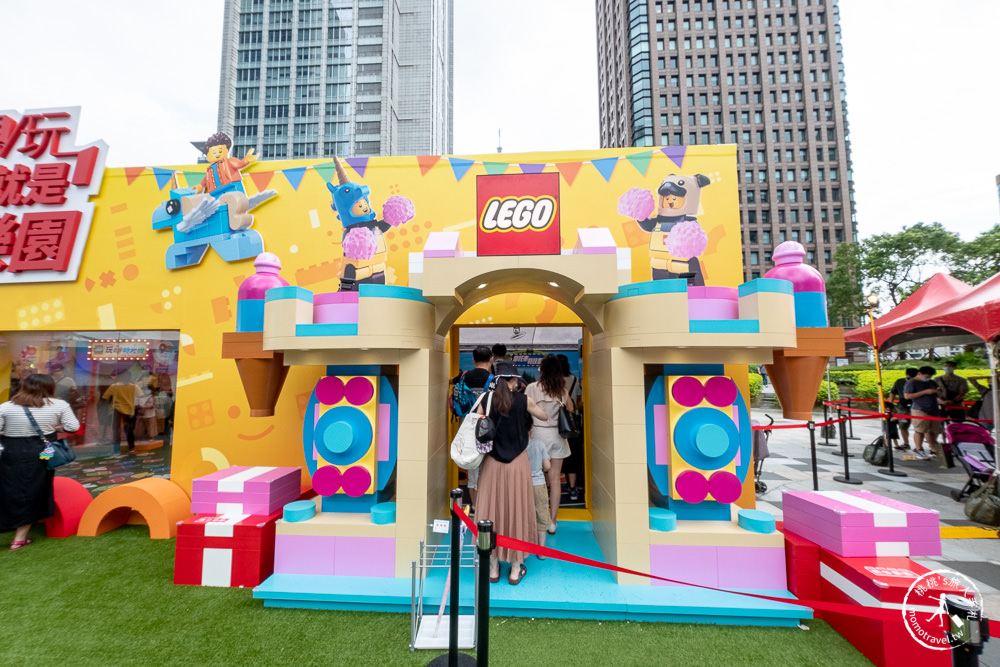 LEGO樂高|想玩世界就是玩樂園|快閃台北統一時代百貨夢廣場|免費玩闖關拿贈品